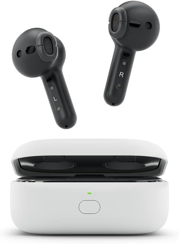 Amazon Echo Buds (nueva generación) – Auriculares Bluetooth 5.2 True Wireless con Alexa – Color Negro