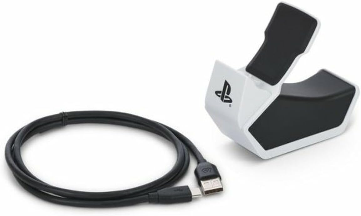 CArga inalámbrica para mandos de consola | PS5  | Color: Blanco