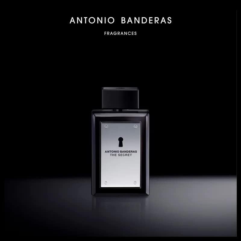Antonio Banderas The Secret Eau de Toilette Hombre | Perfume Masculino Oriental Amaderado – 3.4 oz / 100 ml & 6.7 oz / 200 ml