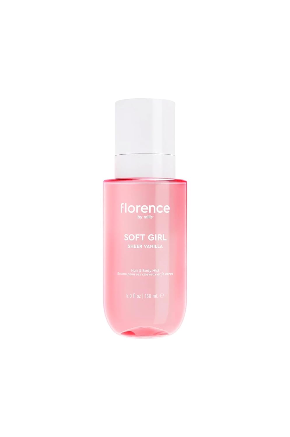 Florence by Mills Soft Girl Sheer Vanilla Hair & Body Mist | Body Splash Dulce & Ligero con Aroma a Vainilla – Spray para Cuerpo, Cabello y Ropa