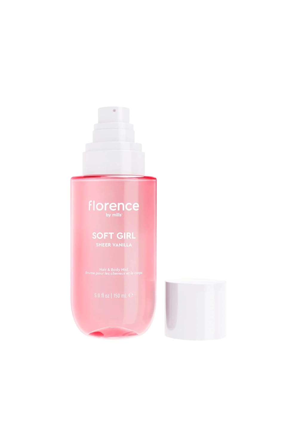 Florence by Mills Soft Girl Sheer Vanilla Hair & Body Mist | Body Splash Dulce & Ligero con Aroma a Vainilla – Spray para Cuerpo, Cabello y Ropa