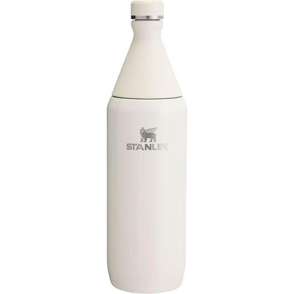 All Day Slim Bottle 34 Oz | Leakproof Twist on Lid | Slim Design for Travel and Gym | Insulated Stainless Steel Water Bottle | Bpa-Free | Ash Gloss