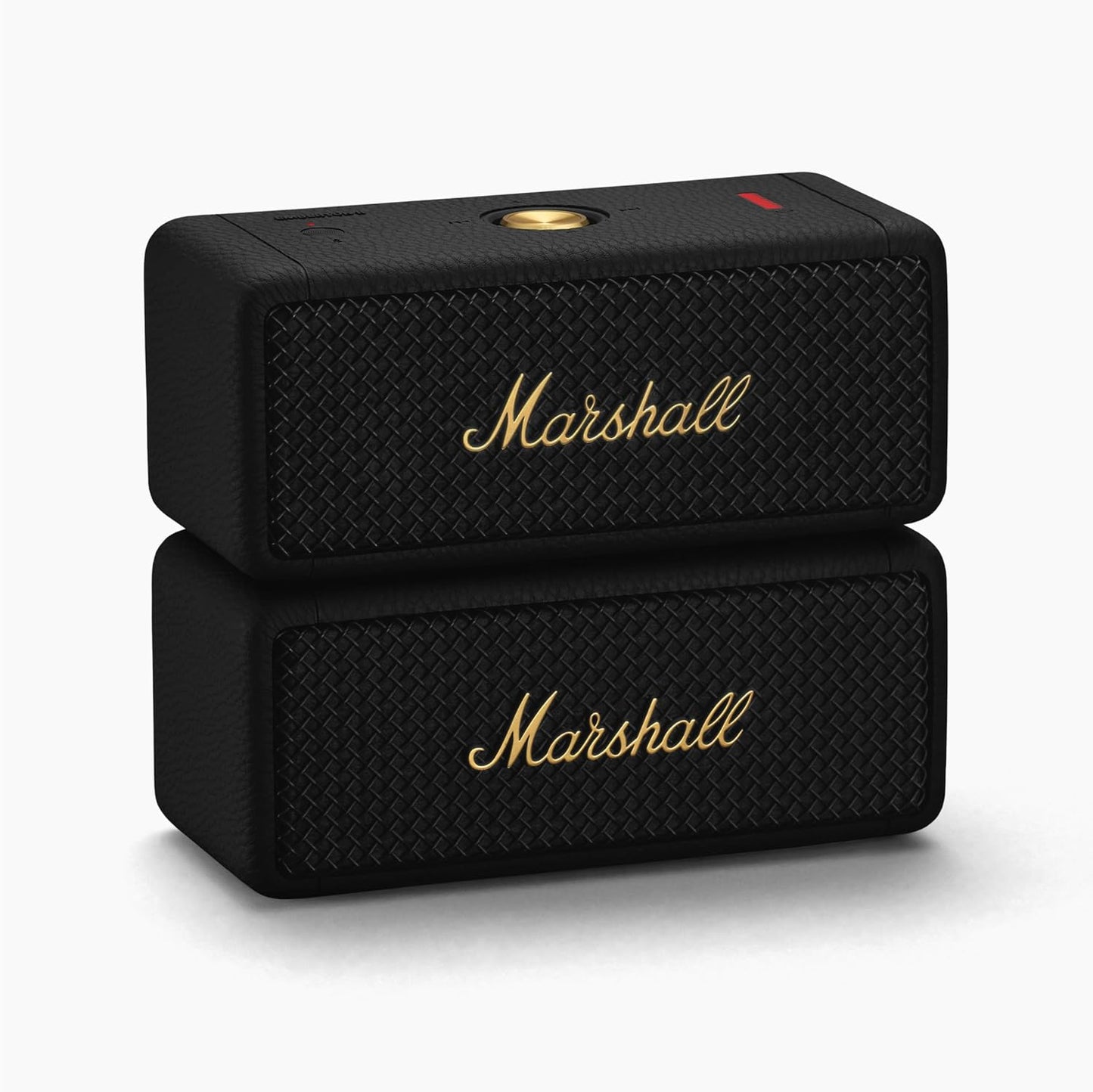 Emberton II – Bocina Bluetooth portátil 30+ h, True Stereophonic 360°, IP67 (Black & Brass)
