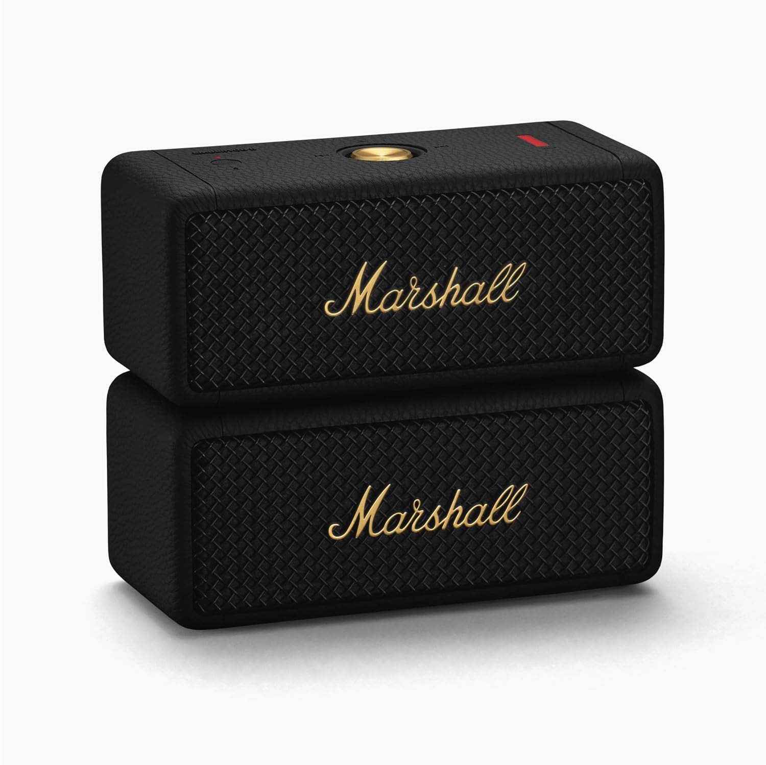 Emberton II – Bocina Bluetooth portátil 30+ h, True Stereophonic 360°, IP67 (Black & Brass)