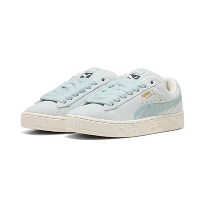 Puma Suede Xl 39764810 Womens Blue Suede Lace up Lifestyle Sneakers Shoes