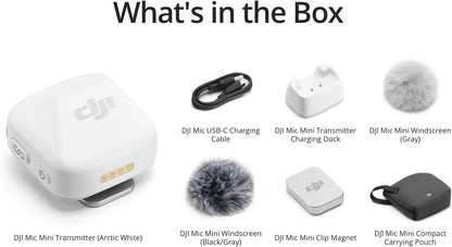 Micrófono Inalámbrico DJI Mic Mini – Ultraliviano con Cancelación de Ruido