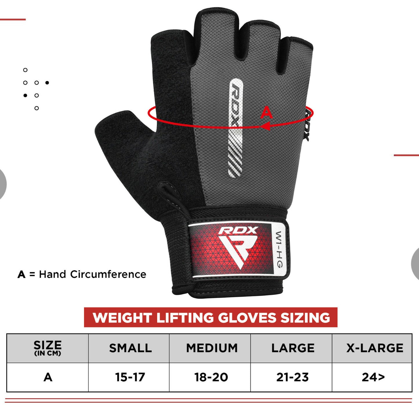 RDXGuantes de Levantamiento de Pesas RDX - Weight Lifting