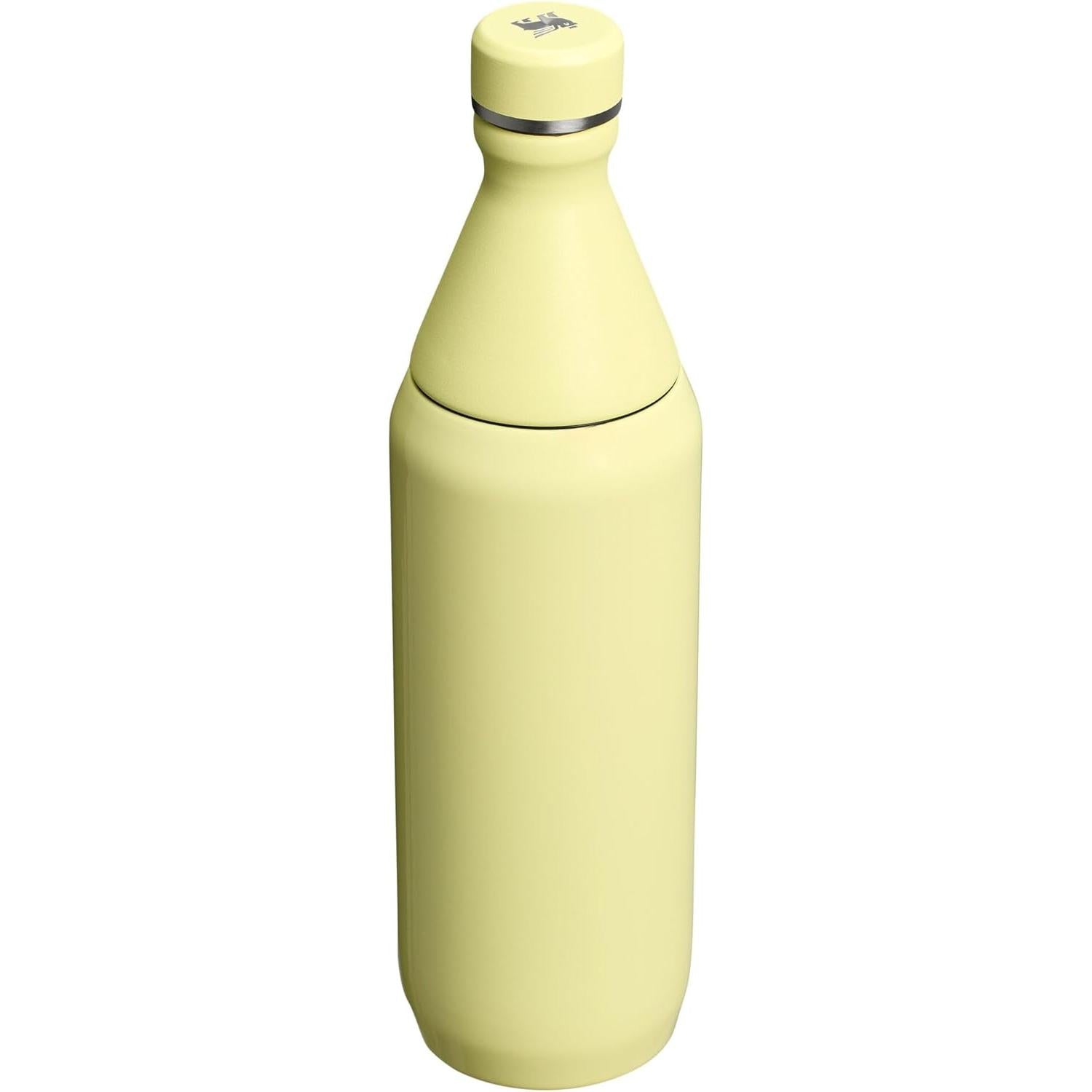 All Day Slim Bottle 20 Oz | Leakproof Twist on Lid | Slim Design for Travel and Gym | Insulated Stainless Steel Water Bottle | Bpa-Free | Pomelo Gloss