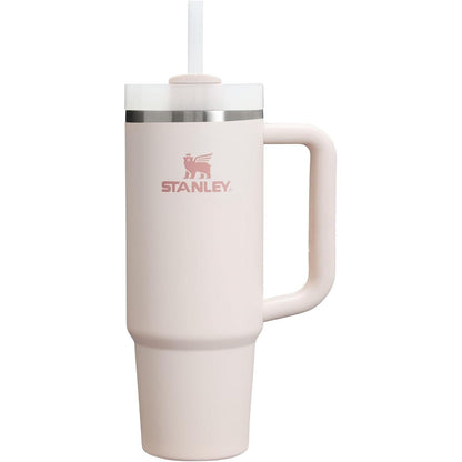 Quencher H2.0 Tumbler with Handle and Straw 30 Oz | Flowstate 3-Position Lid | Cup Holder Compatible for Travel | Insulated Stainless Steel Cup | Bpa-Free | Exclusive Blue Cactus