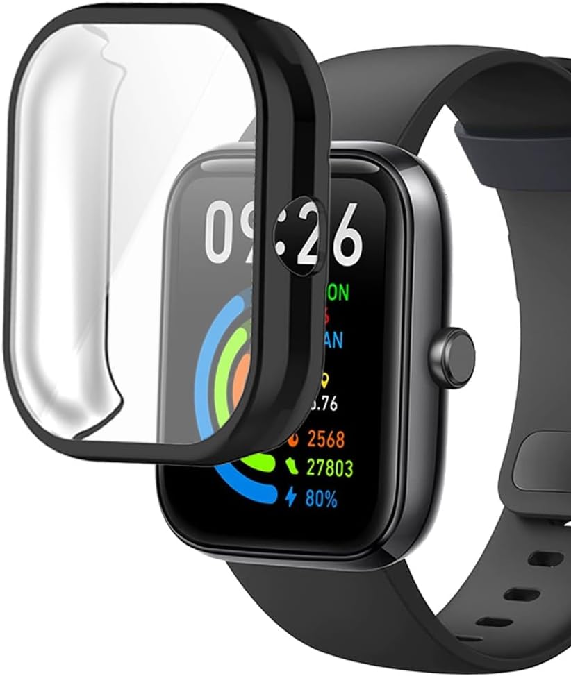 Fundas de reloj compatibles con Mikeg BOOOMIC SENBONO KALINCO IDW25 1.83"  | Protector de pantalla y del cuerpo del reloj