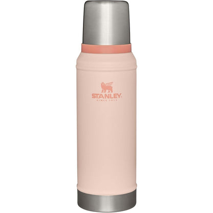 Stanley Classic Legendary Vacuum Bottle 1.0 Qt | Wide Mouth with Leakproof Cup Lid | Keep Drinks Hot or Cold | Packable for Travel | Insulated Stainless Steel Thermal Bottle | Bpa-Free | Limestone