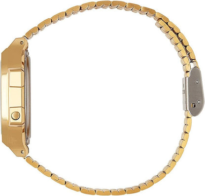 Casio A168WG Reloj Unisex | Retro Digital | Luz de Fondo | Alarma | Calendario | Cronómetro | Resistente al Agua
