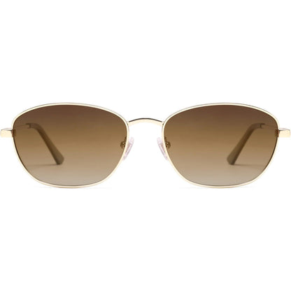Lentes de Sol Retro Ovalados Polarizados SOJOS SJ1245, Estilo Vintage 90s Unisex, Protección UV400