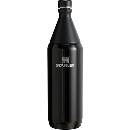 All Day Slim Bottle 34 Oz | Leakproof Twist on Lid | Slim Design for Travel and Gym | Insulated Stainless Steel Water Bottle | Bpa-Free | Ash Gloss