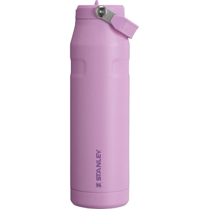 Iceflow Flip Straw 2.0 Water Bottle 36 Oz | Built-In Straw with Larger Opening | Lightweight and Leak Resistant | Insulated Stainless Steel | Bpa-Free | Rose Quartz