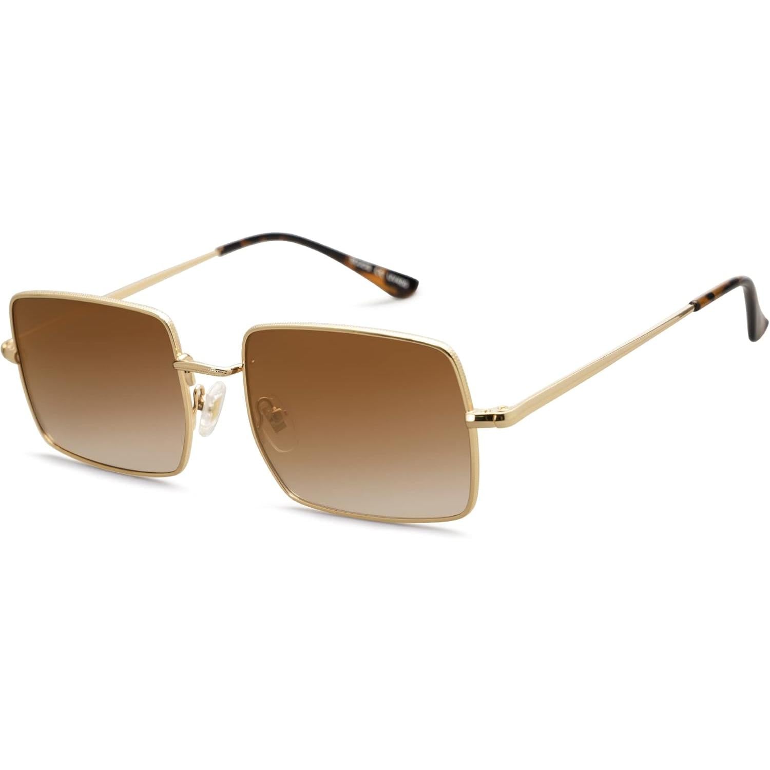 Lentes de Sol Polarizados SOJOS SJ1168, Rectangulares Poligonales Retro Vintage, Unisex UV400 para Hombres y Mujeres