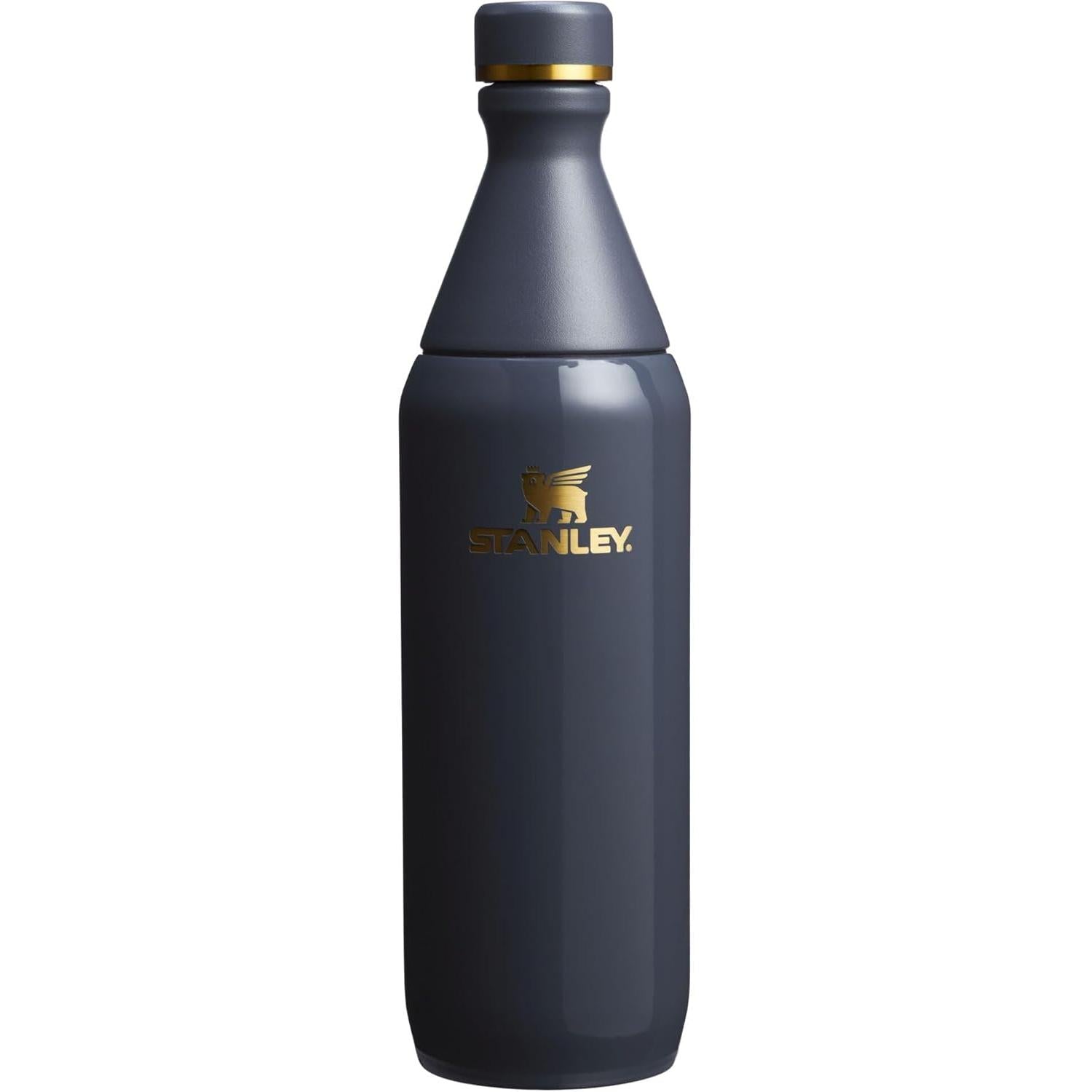 All Day Slim Bottle 20 Oz | Leakproof Twist on Lid | Slim Design for Travel and Gym | Insulated Stainless Steel Water Bottle | Bpa-Free | Pomelo Gloss