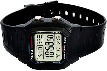 W800HG Series | Men’S Digital Watch | 100 Meter Water Resistance | Multi Function Alarm | 100 SEC Stopwatch | Auto Calendar | Countdown Timer | LED Light | Dual Time| 10 Year Battery
