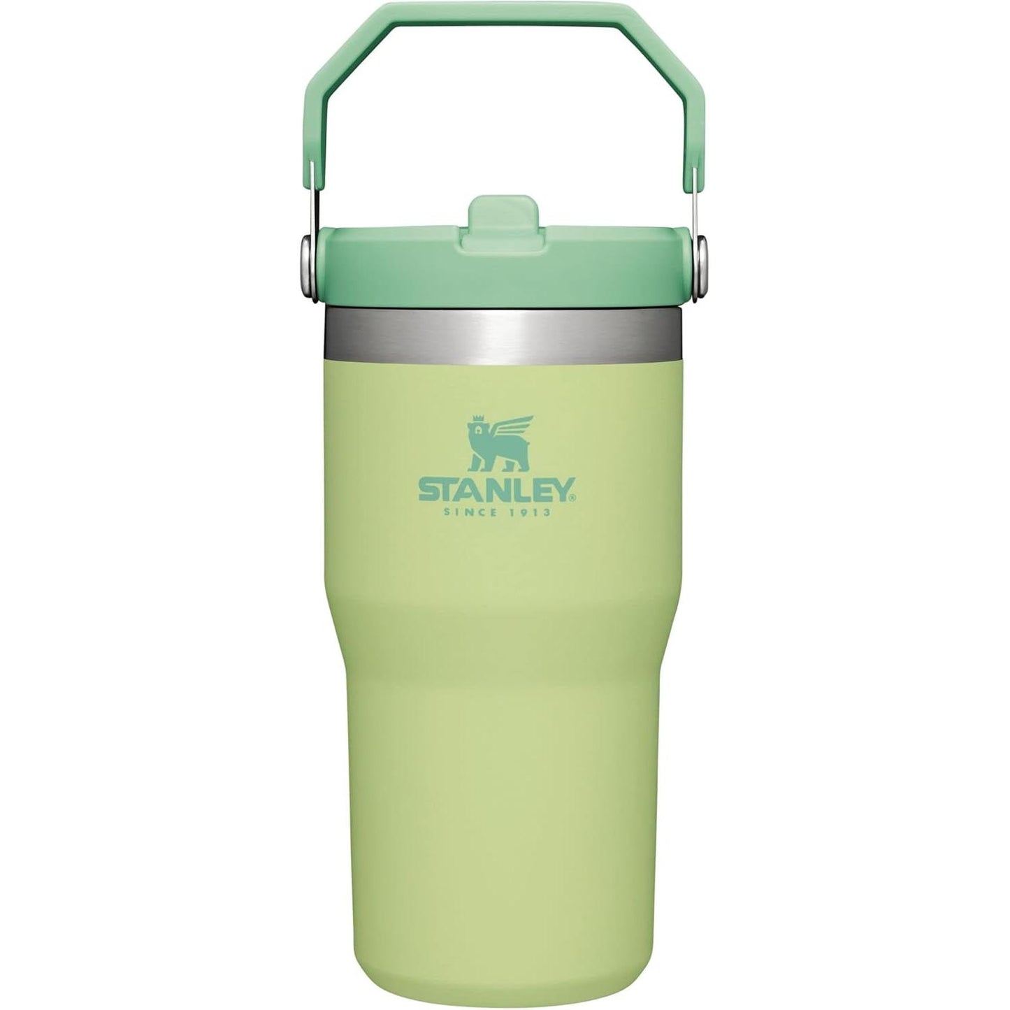Iceflow Stainless Steel Tumbler with Straw - Vacuum Insulated Water Bottle for Home, Office or Car - Reusable Cup with Straw Leak Resistant Flip - Cold for 12 Hours or Iced for 2 Days (Polar)