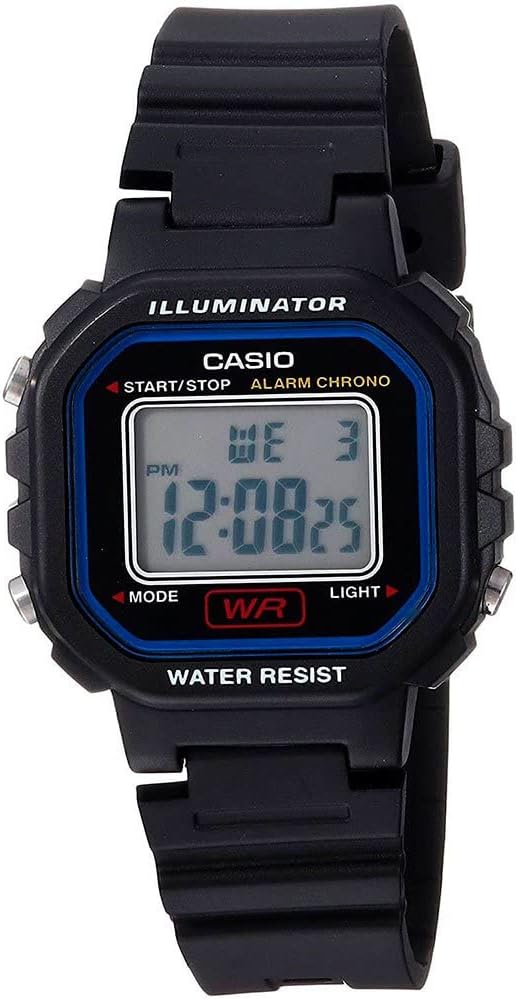 LA20WH Series | Women'S Digital Watch | Water Resistant | LED Light | Auto Calendar | Date Display | 1/100 SEC Stopwatch | Regular Time Keeping (HR, Min, SEC, PM, Date, Day) | 5 Yr Batt