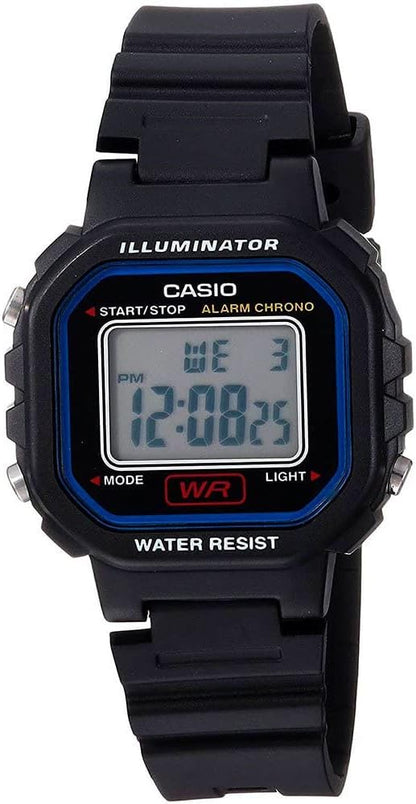 LA20WH Series | Women'S Digital Watch | Water Resistant | LED Light | Auto Calendar | Date Display | 1/100 SEC Stopwatch | Regular Time Keeping (HR, Min, SEC, PM, Date, Day) | 5 Yr Batt