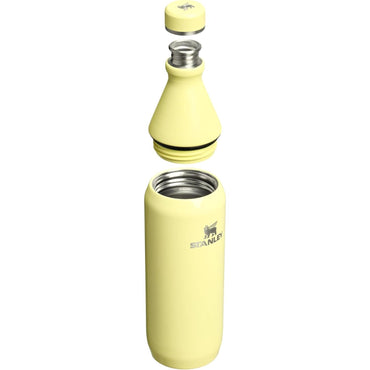 All Day Slim Bottle 20 Oz | Leakproof Twist on Lid | Slim Design for Travel and Gym | Insulated Stainless Steel Water Bottle | Bpa-Free | Pomelo Gloss