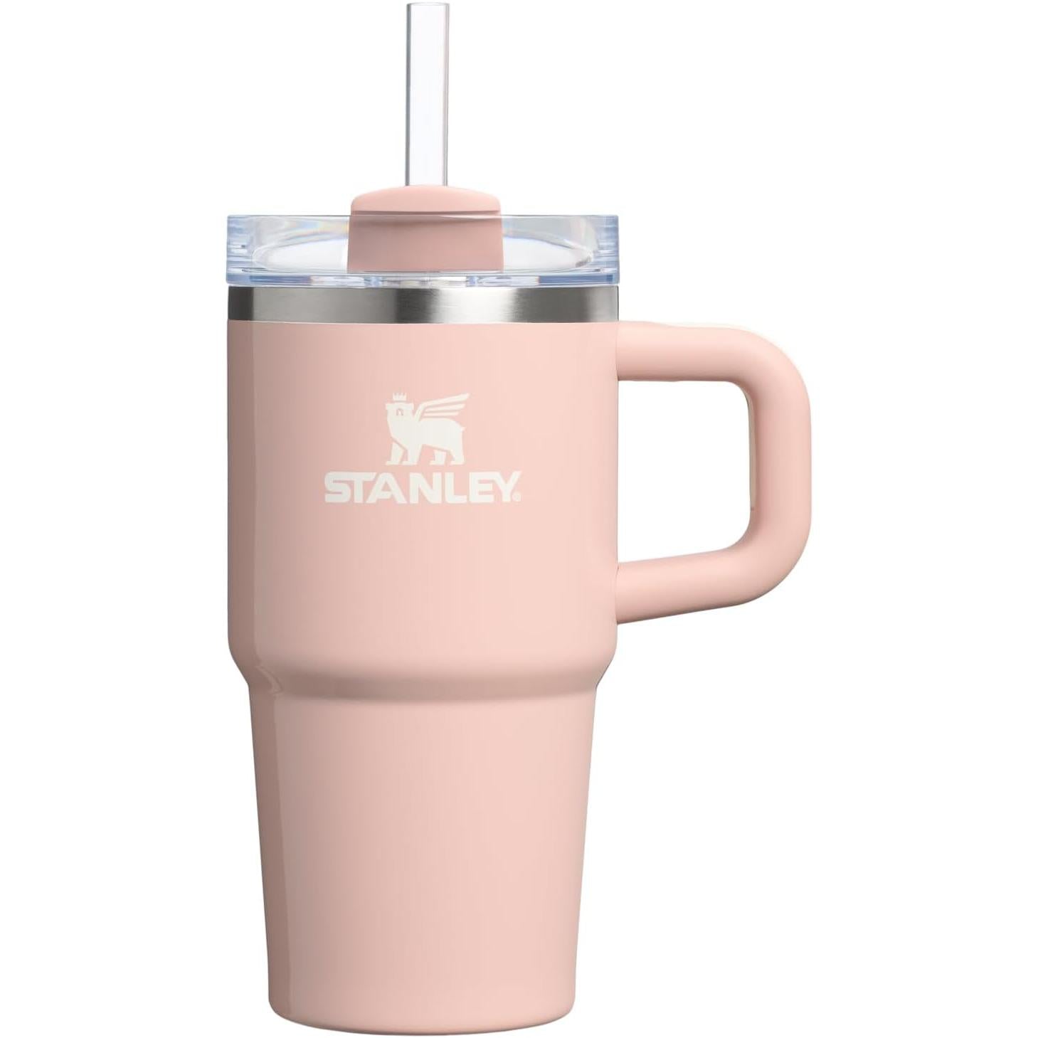 Quencher H2.0 Tumbler with Handle and Straw 20 Oz | Flowstate 3-Position Lid | Cup Holder Compatible for Travel | Insulated Stainless Steel Cup | Bpa-Free | Frost