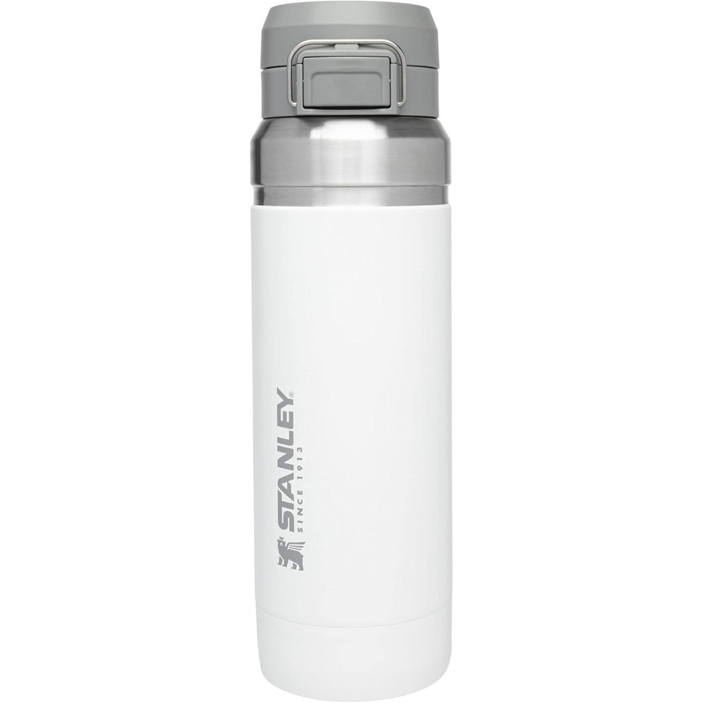 Quick Flip GO Water Bottle 36 Oz | Push Button Lid | Leakproof and Packable for Travel and Sports | Insulated Stainless Steel | Bpa-Free | Azure