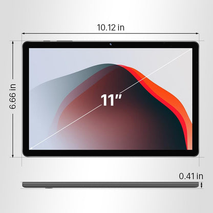 Tablet 11" Android 15 (2025) – Octa-Core 8GB+128GB, Expansión 1TB, Pantalla IPS HD, Batería 7000mAh, WiFi 6 & BT 5.0 – Certificada GMS