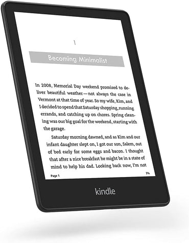 Amazon Kindle Paperwhite Signature Edition (32 GB) – Negro 6.8“ Display