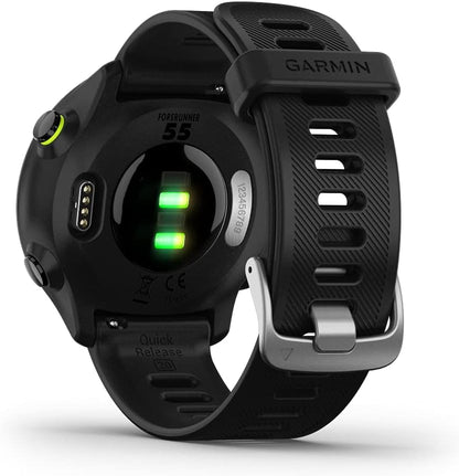 Garmin Forerunner 55 Reloj Running con GPS – Entrenamientos Diarios, Ritmo & Distancia, 2 Semanas de Batería 
