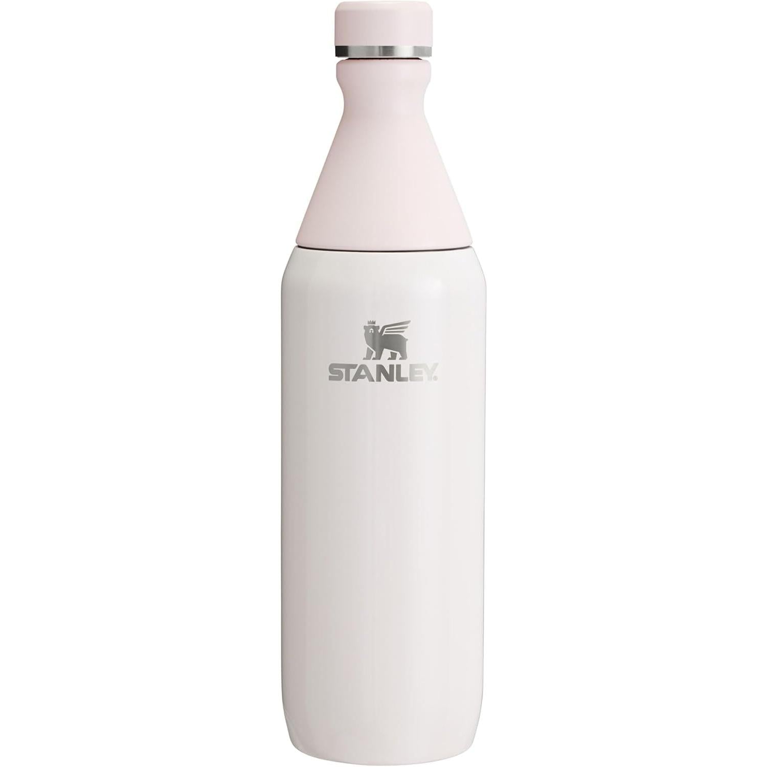 All Day Slim Bottle 20 Oz | Leakproof Twist on Lid | Slim Design for Travel and Gym | Insulated Stainless Steel Water Bottle | Bpa-Free | Pomelo Gloss