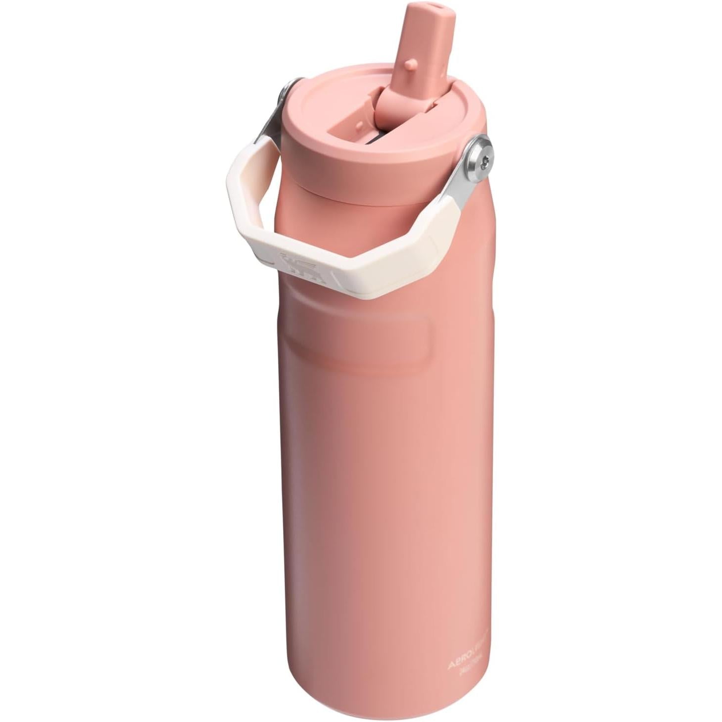 Iceflow Flip Straw 2.0 Water Bottle 24 Oz | Built-In Straw for Travel and Sports | Lightweight and Leak Resistant | Insulated Stainless Steel | Bpa-Free | Sienna
