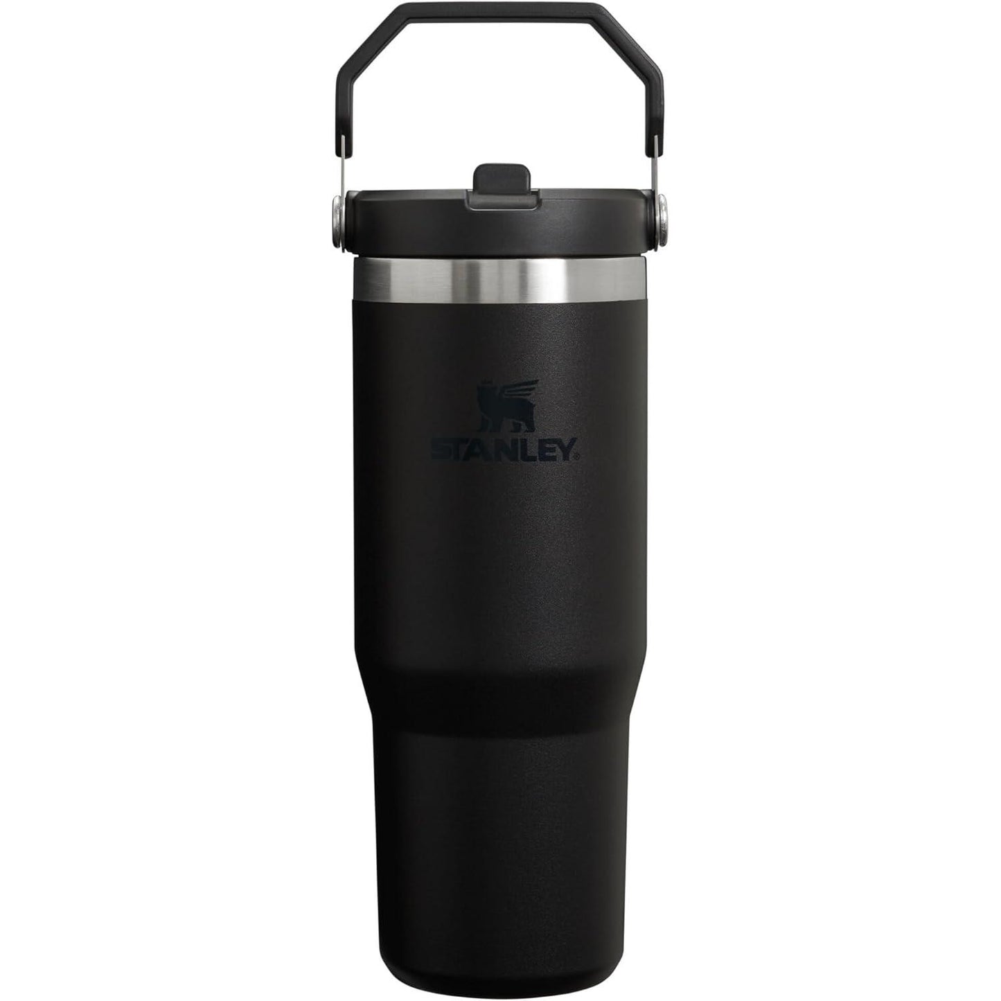 Iceflow Stainless Steel Tumbler with Straw - Vacuum Insulated Water Bottle for Home, Office or Car - Reusable Cup with Straw Leak Resistant Flip - Cold for 12 Hours or Iced for 2 Days (Cream)