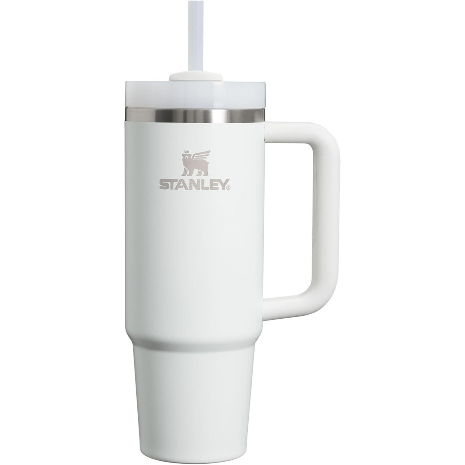 Quencher H2.0 Tumbler with Handle and Straw 30 Oz | Flowstate 3-Position Lid | Cup Holder Compatible for Travel | Insulated Stainless Steel Cup | Bpa-Free | Exclusive Blue Cactus