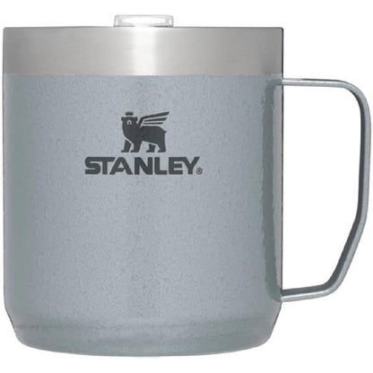 Stay-Hot Camp Mug 12 Oz | Press Fit Drink through Lid | Cup for Coffee, Tea and Drinks | Insulated Stainless Steel Coffee Mug | Bpa-Free | Ash 2.0