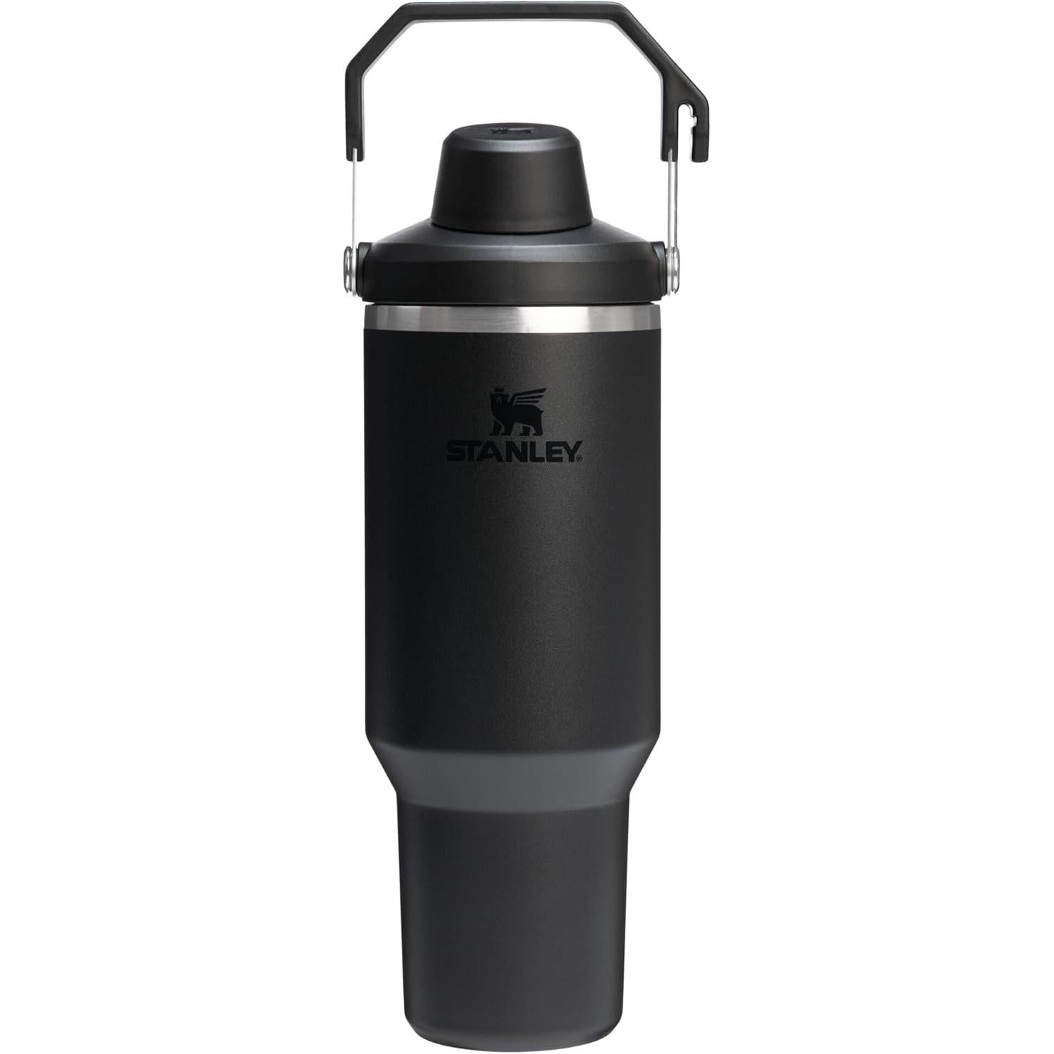 Iceflow 2.0 Fast Flow Tumbler with Handle 40 Oz | Twist on Angled Spout Lid | Leakproof Water Bottle | Insulated Stainless Steel | Bpa-Free | Rose Quartz