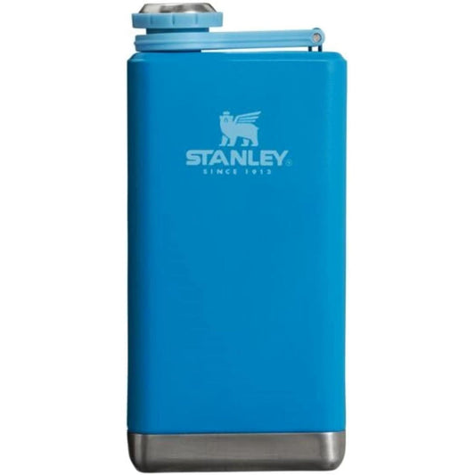 Adventure Pre-Party Flask 8 Oz | Leakproof Hip Flask | Hinge Connected Never Lose Cap | Insulated Stainless Steel Liquor Container | Bpa-Free | Hammertone Green