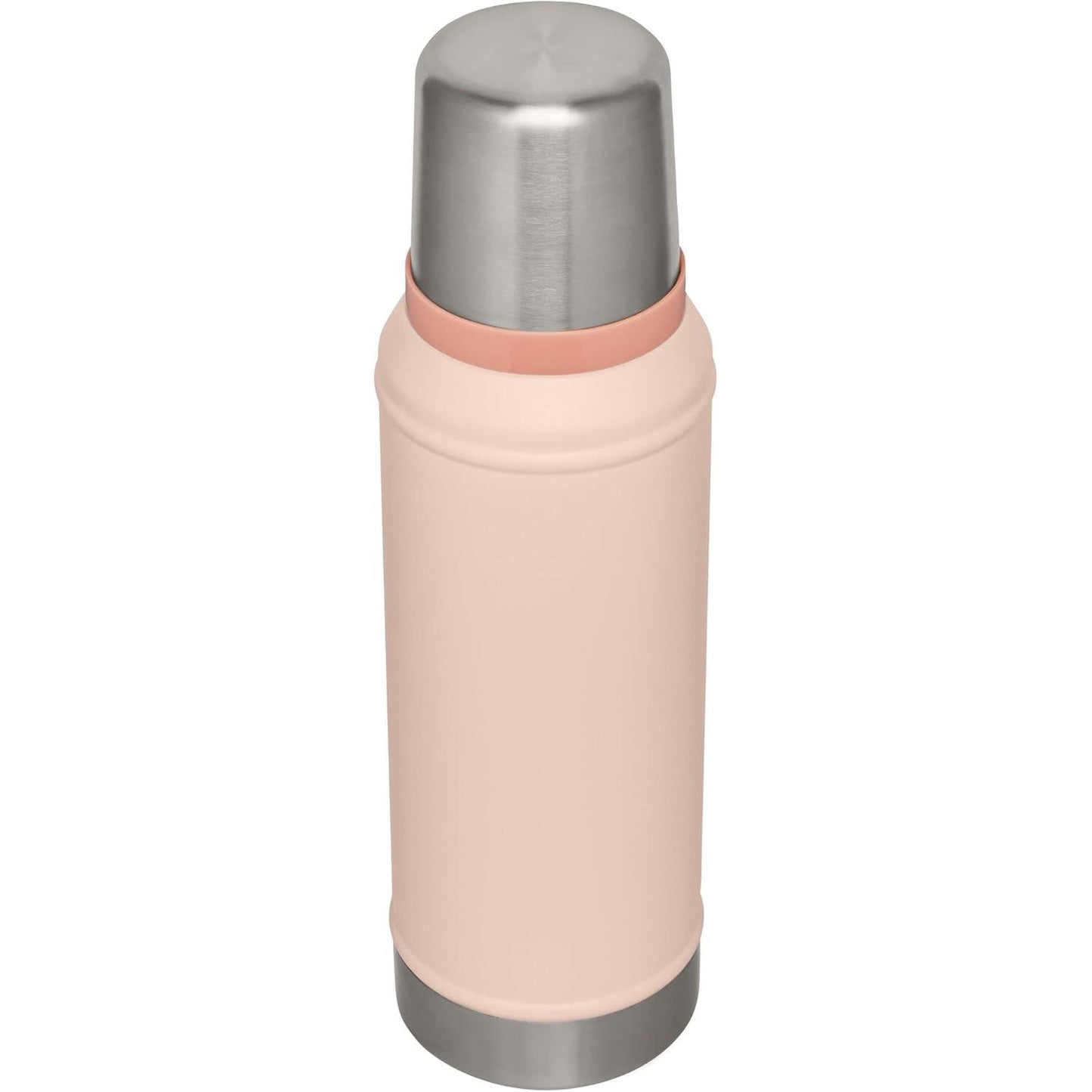 Stanley Classic Legendary Vacuum Bottle 1.0 Qt | Wide Mouth with Leakproof Cup Lid | Keep Drinks Hot or Cold | Packable for Travel | Insulated Stainless Steel Thermal Bottle | Bpa-Free | Limestone