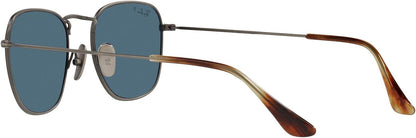 Ray-Ban RB8157 Frank Titanium – Gafas de Sol Cuadradas para Hombre