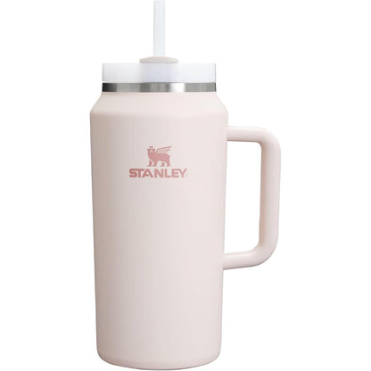 Quencher H2.0 Tumbler with Handle & Straw 64 Oz | Flowstate 3-Position Lid | Large Capacity for Travel & Sports | Insulated Stainless Steel Cup | Bpa-Free | Ash