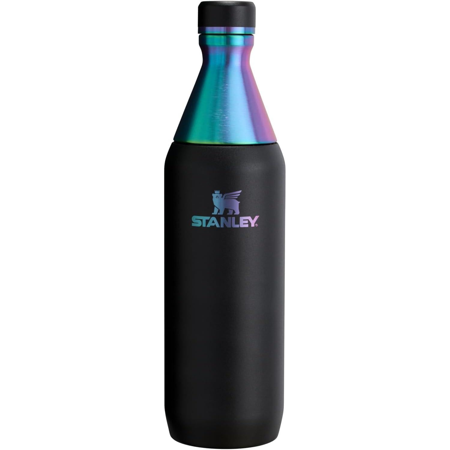 All Day Slim Bottle 20 Oz | Leakproof Twist on Lid | Slim Design for Travel and Gym | Insulated Stainless Steel Water Bottle | Bpa-Free | Pomelo Gloss