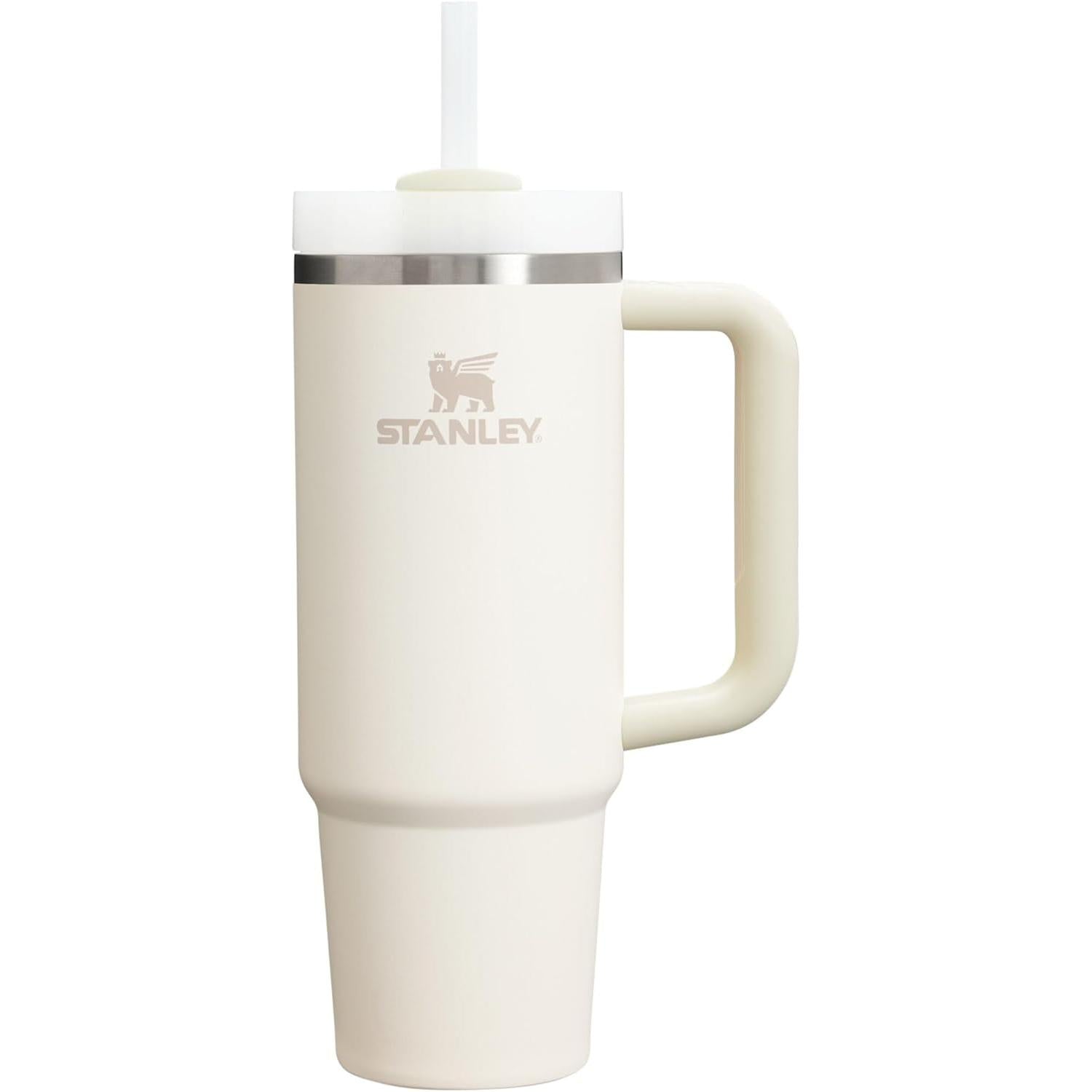 Quencher H2.0 Tumbler with Handle and Straw 30 Oz | Flowstate 3-Position Lid | Cup Holder Compatible for Travel | Insulated Stainless Steel Cup | Bpa-Free | Exclusive Blue Cactus