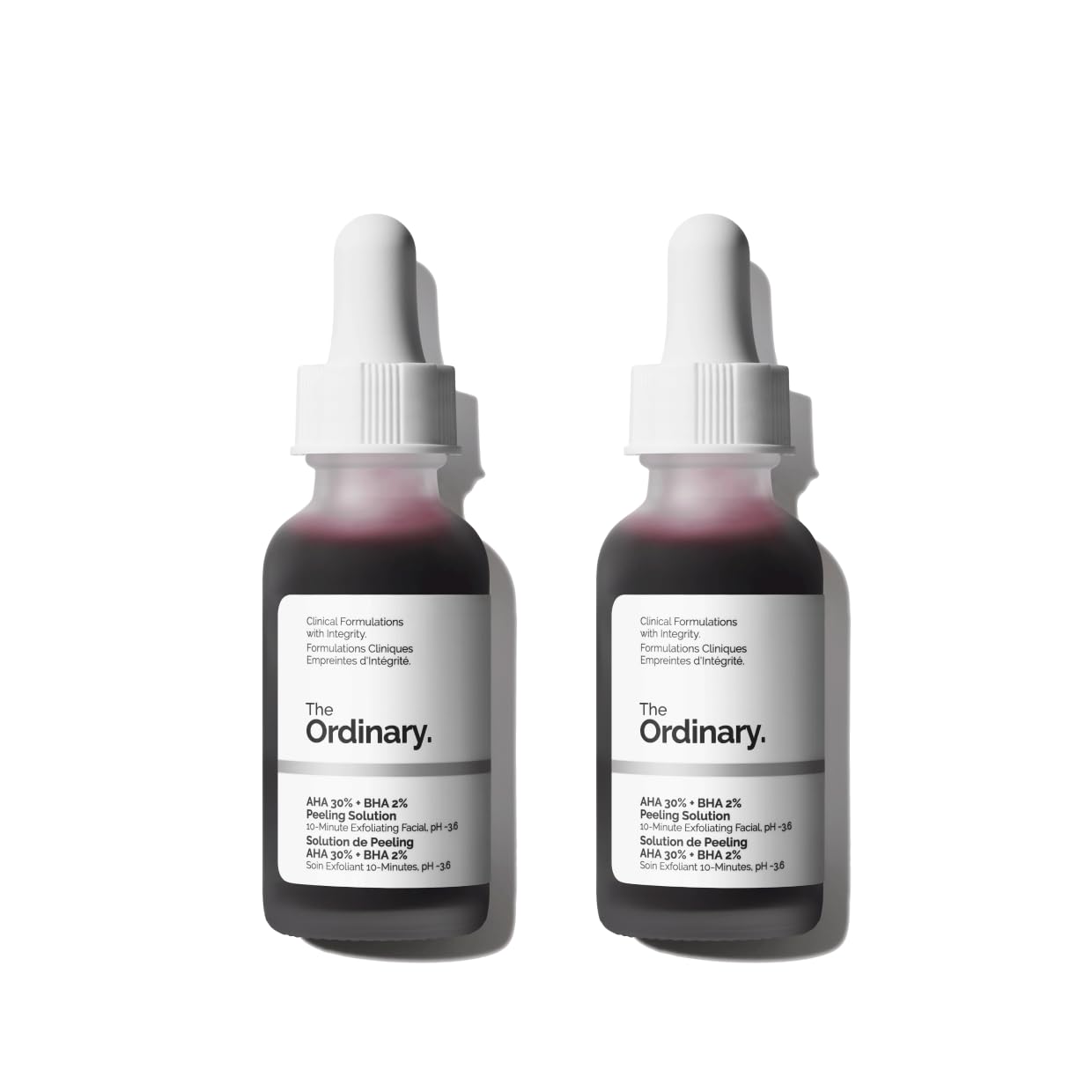 The Ordinary AHA 30% + BHA 2% Peeling Solution | Exfoliante Avanzado con Ácidos – Piel Más Luminosa y Suave – 30 ml