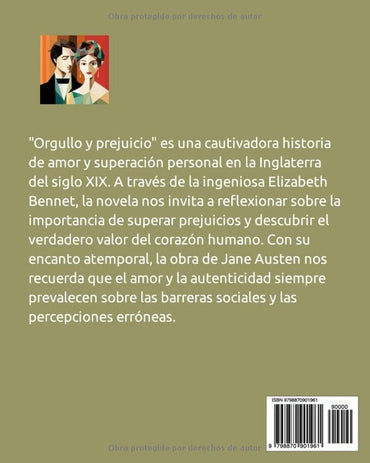 Orgullo y Prejuicio (Edición en Español) | Jane Austen – Romance Clásico del Siglo XIX