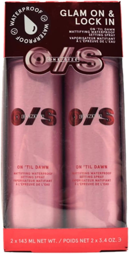 One Size on 'Til Dawn Setting Spray Duo Mattifying Waterproof Setting Spray Duo Holiday Gift Set, Clear