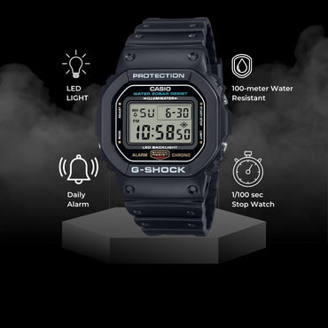 Casio G-Shock DW5600UE-1V – Reloj Deportivo para Hombre | Resistente a Golpes | Sumergible 200M | Estilo Clásico y Robusto