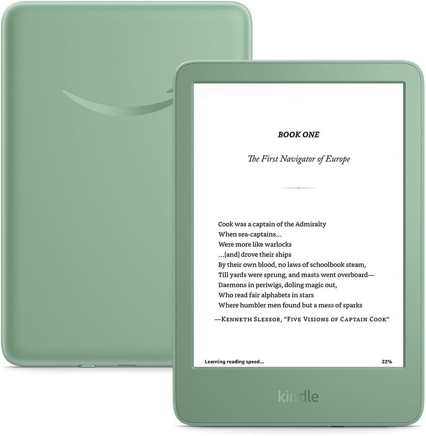 Amazon Kindle 16 GB (nuevo modelo) – Color Matcha