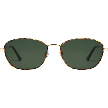 Lentes de Sol Retro Ovalados Polarizados SOJOS SJ1245, Estilo Vintage 90s Unisex, Protección UV400