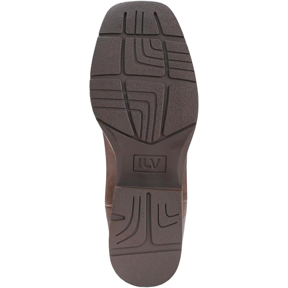 Botas cowboy para hombre | Botas anchas con bandera americana | Estilo retro con punta cuadrada | Botas de trabajo de campo